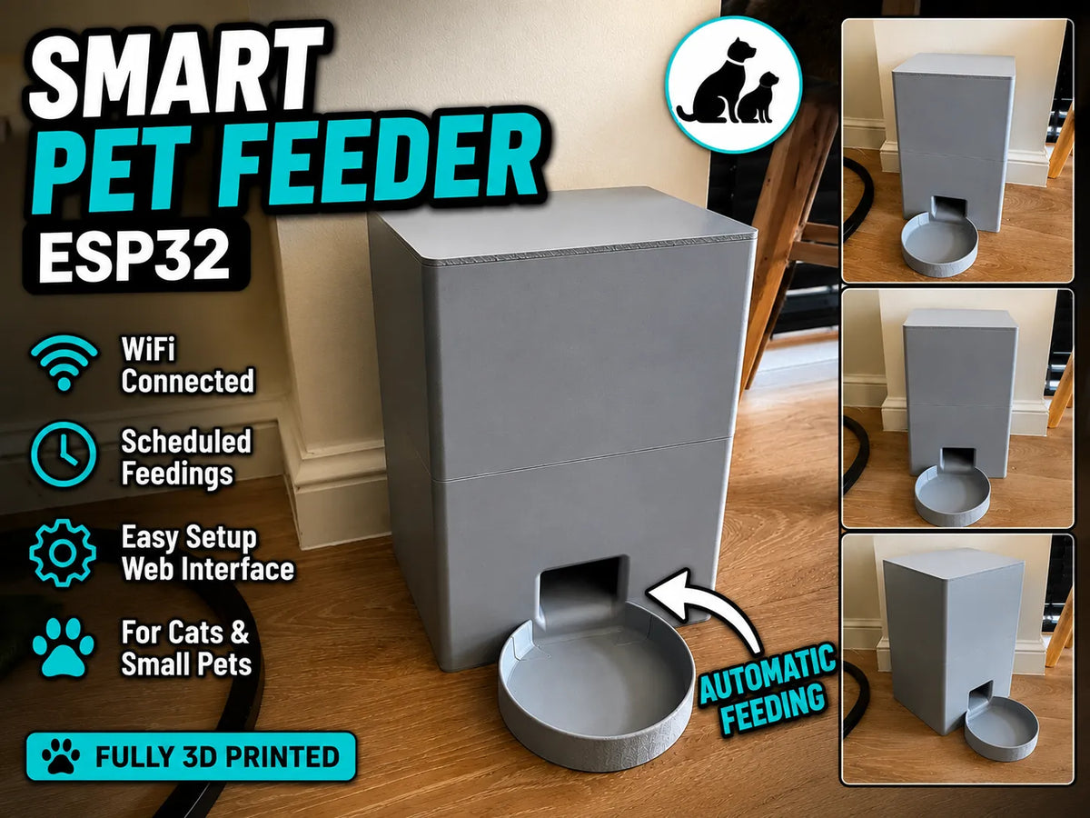 Distributeur intelligent d'aliments pour animaux - Pet Print