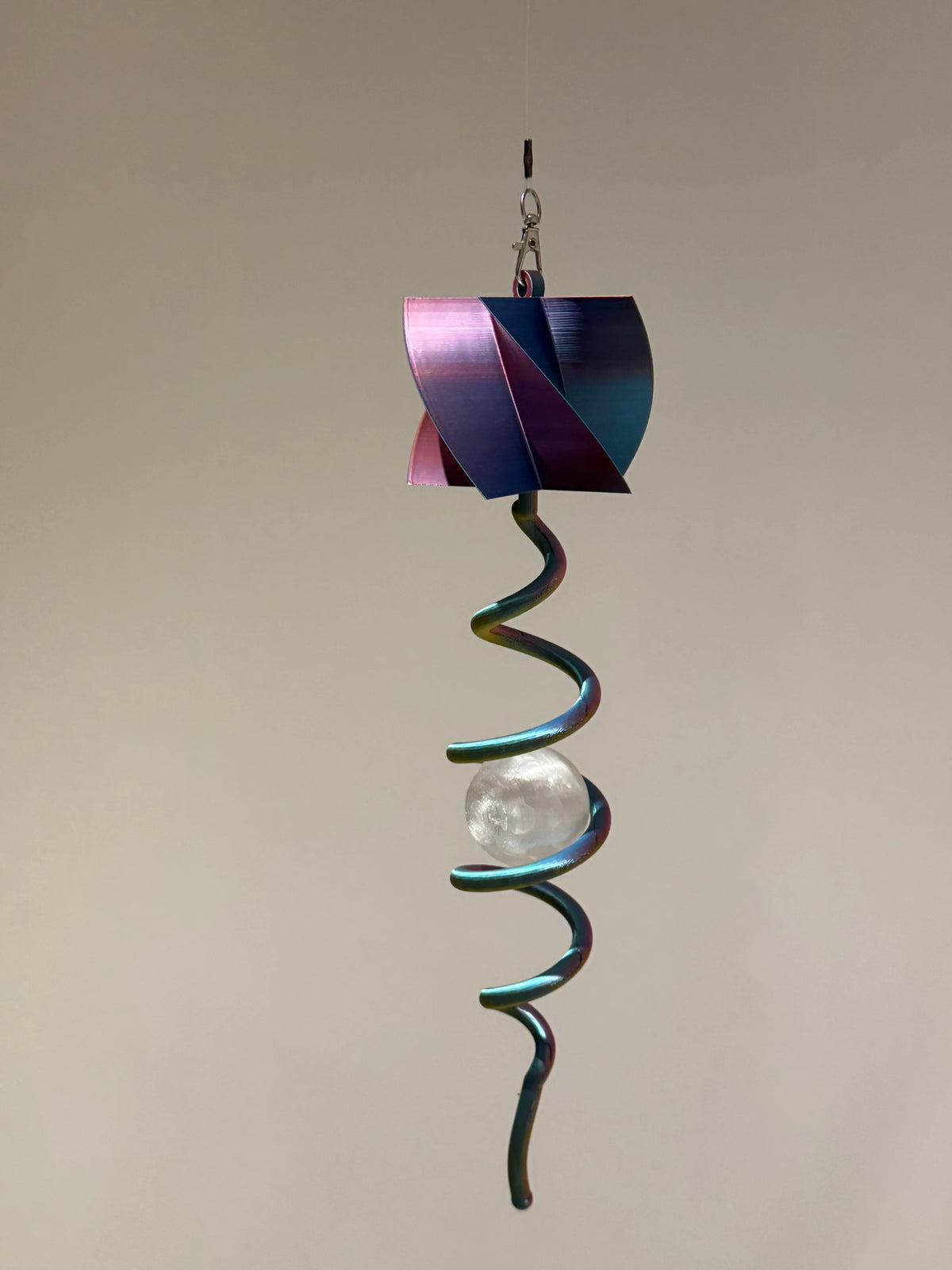 Éolienne spirale à illusion d'optique - Art Print