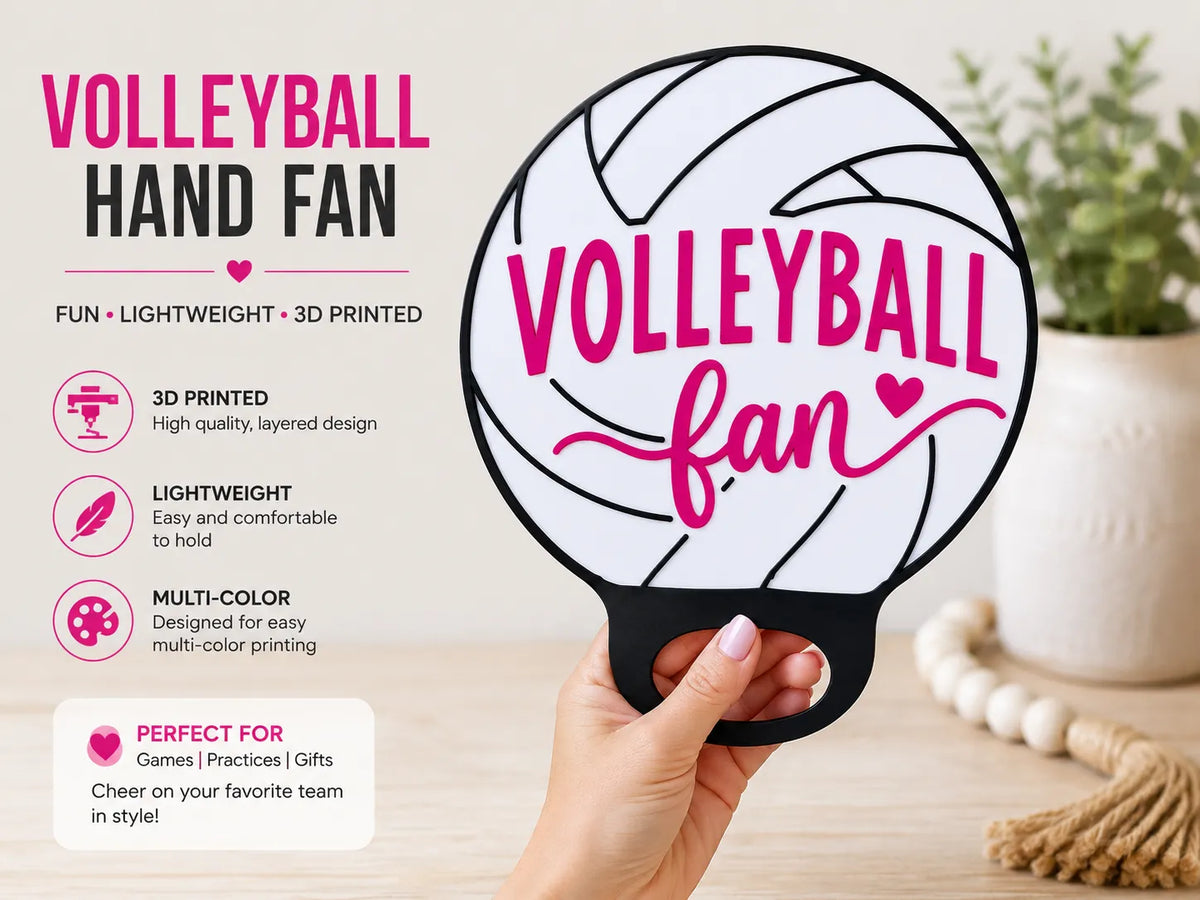 Éventail de supporter de volleyball - Sport Print