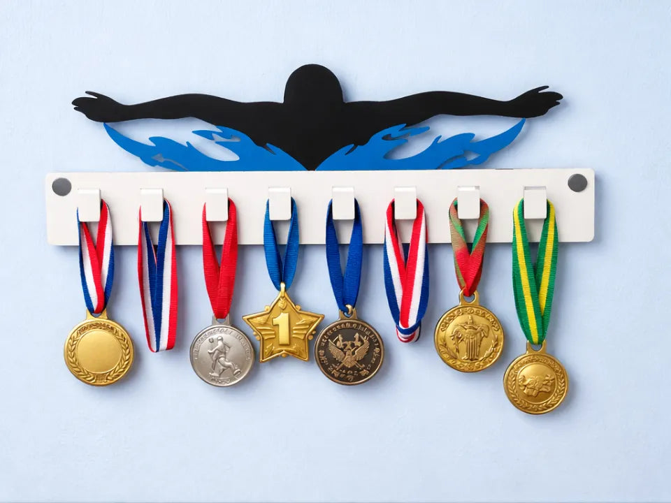 Porte-médailles de natation - Nageur - Sport Print