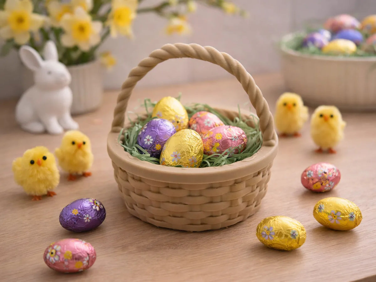 Panier de Pâques Tressé – modèle 3 - Fêtes Print