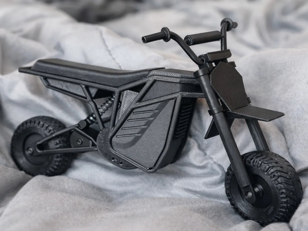 Mini Rizzler E-bike – Moto tout-terrain à amortisseur à ressort de stylo - Auto Print