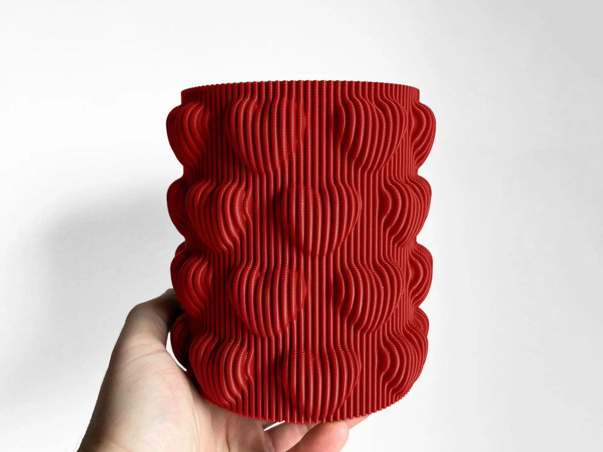 Vase Cœur de la Saint-Valentin - Lignes Épaisses - Maison Print