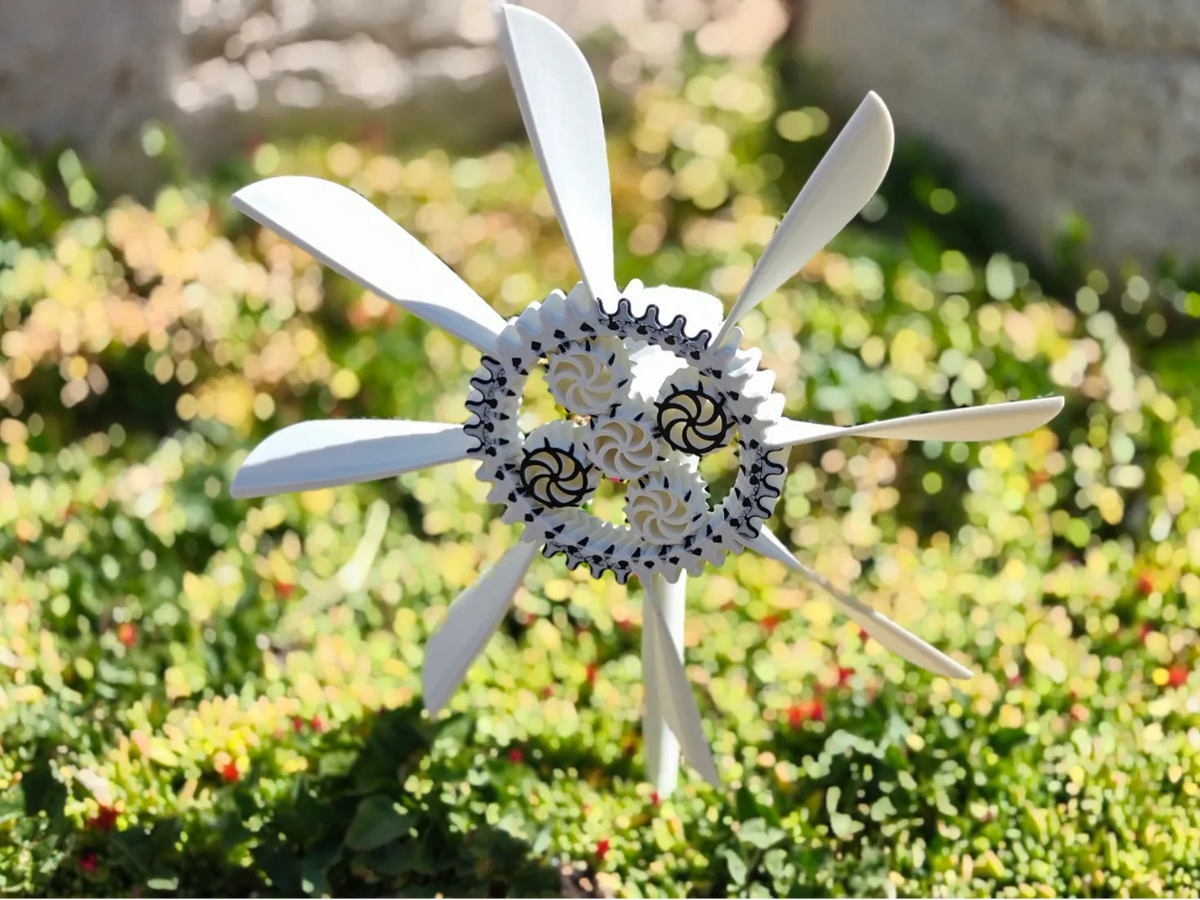 Éolienne à Engrenages Planétaires - Mécanique Print