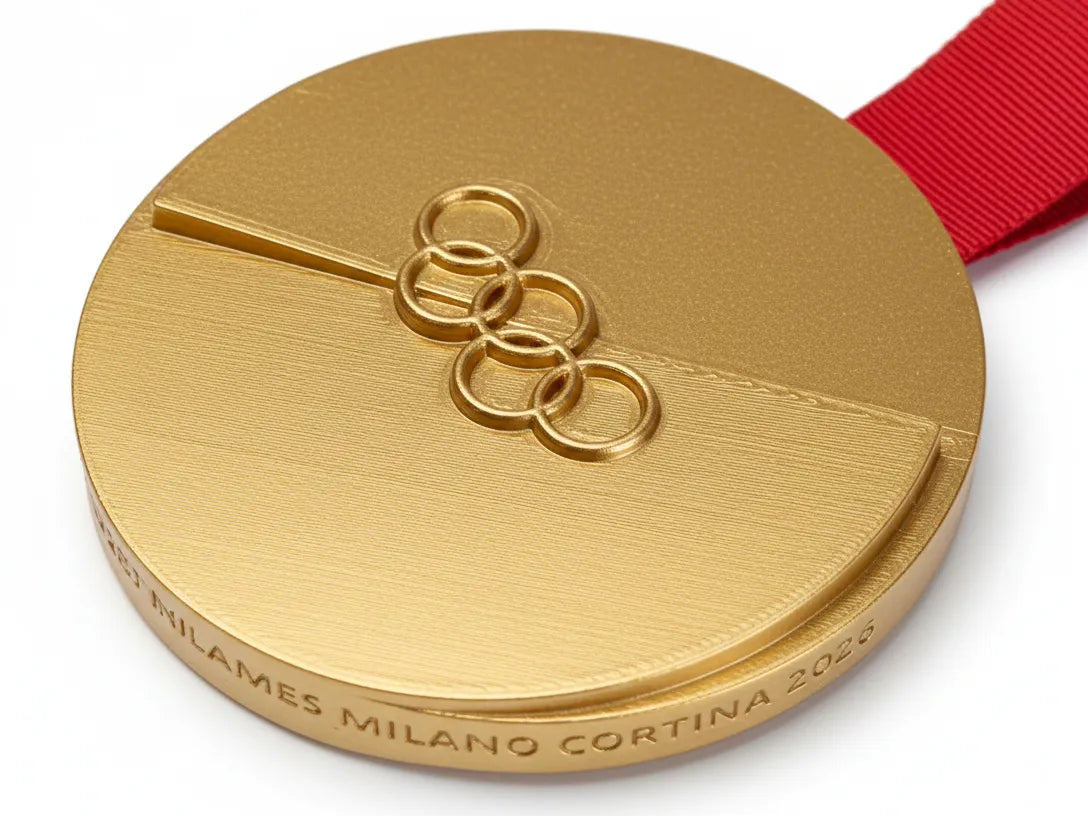 Médaille des jeux olympiques d'hiver 2026 - Sport Print