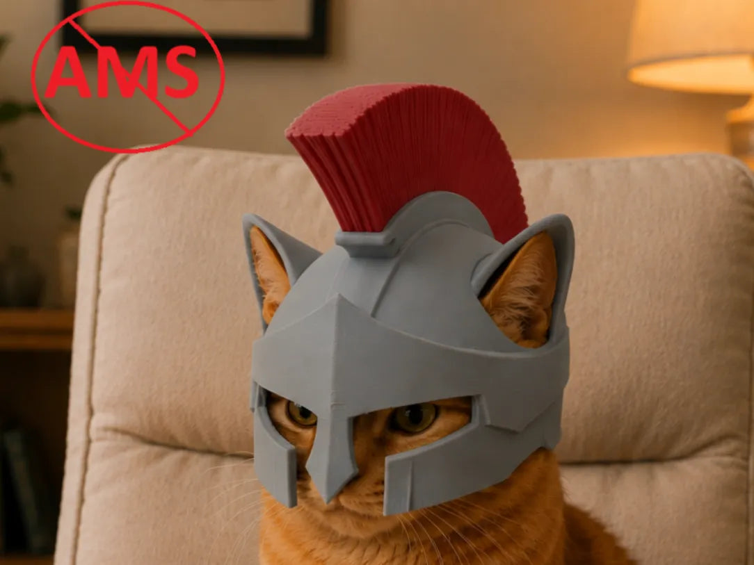 Casque de chat spartiate - Cosplay Print