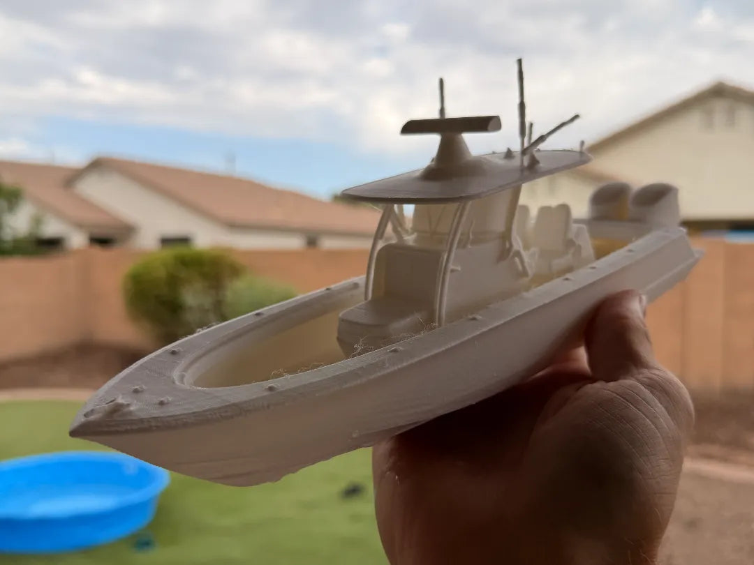 Bateau console centrale flottant - Maquette Print