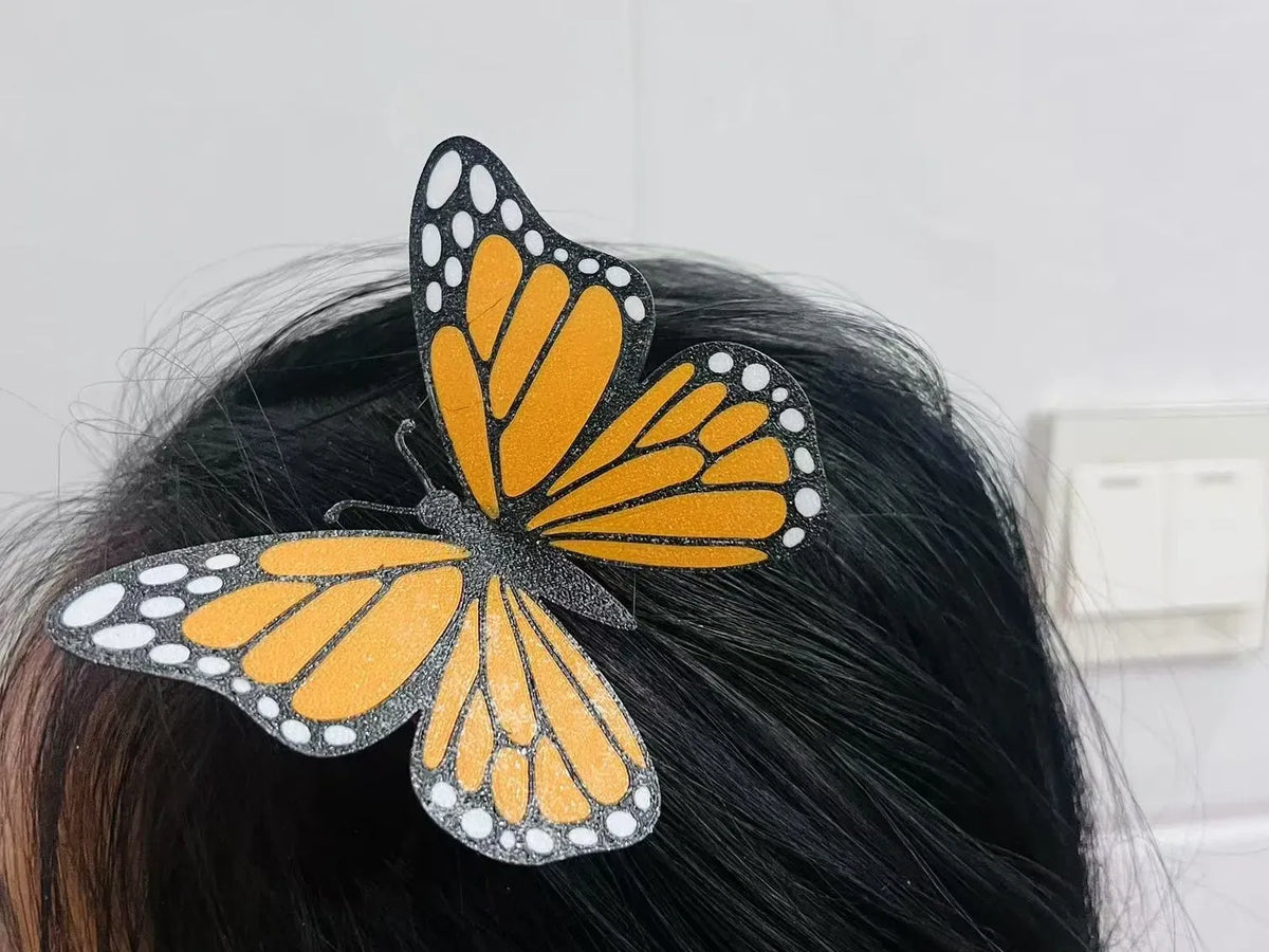 Barrette papillon – modèle 2 - Bijoux Print