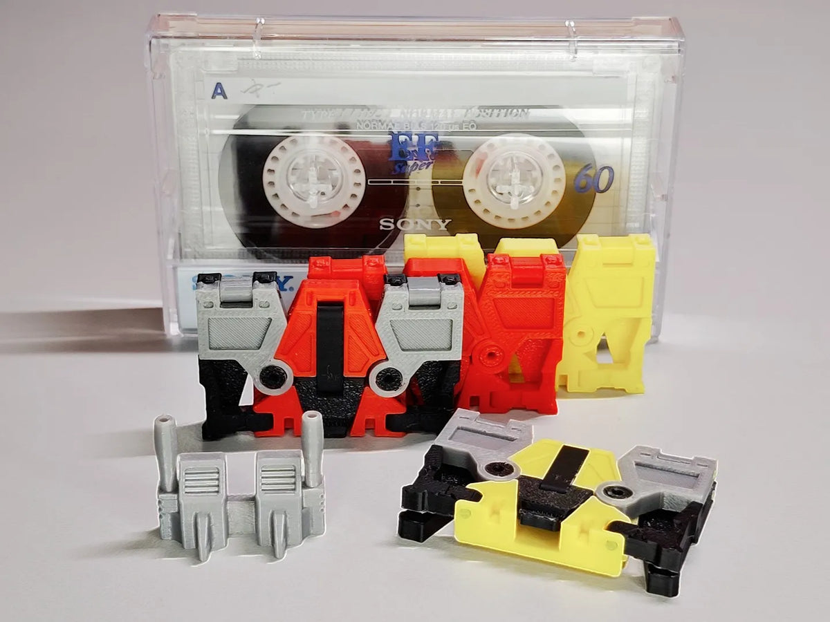 Transformers Cassette Warrior Laserbeak Jouet Assemblage Articulé Transformable Combinaison Multicolore - Figurine Print