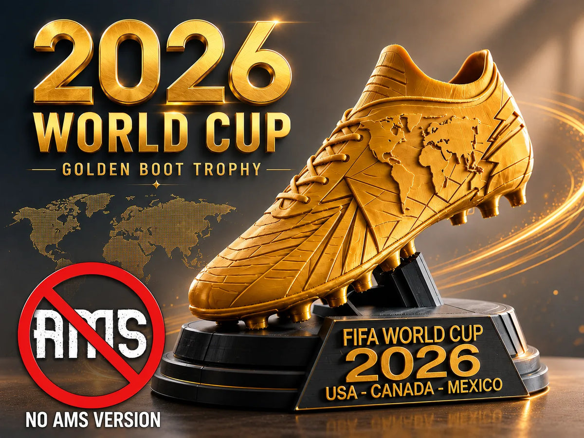 Trophée Soulier d'Or Coupe du Monde FIFA 2026 - Sport Print