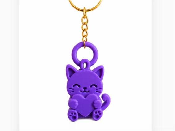 Porte-clés chat mignon - Geek Print