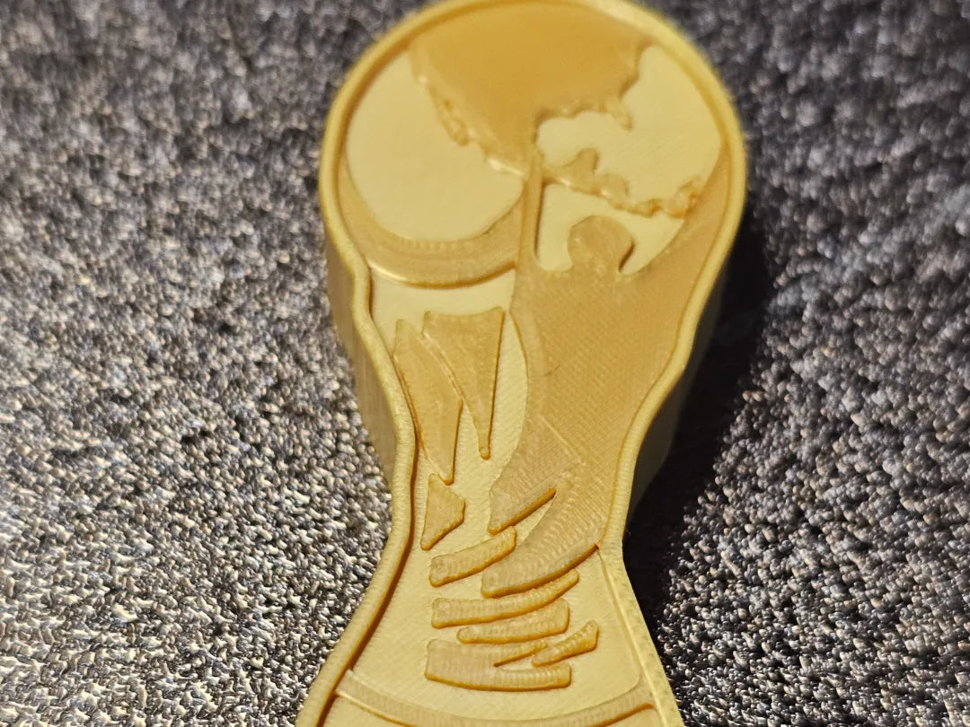 Topper de paille Trophée de la Coupe du Monde - Sport Print