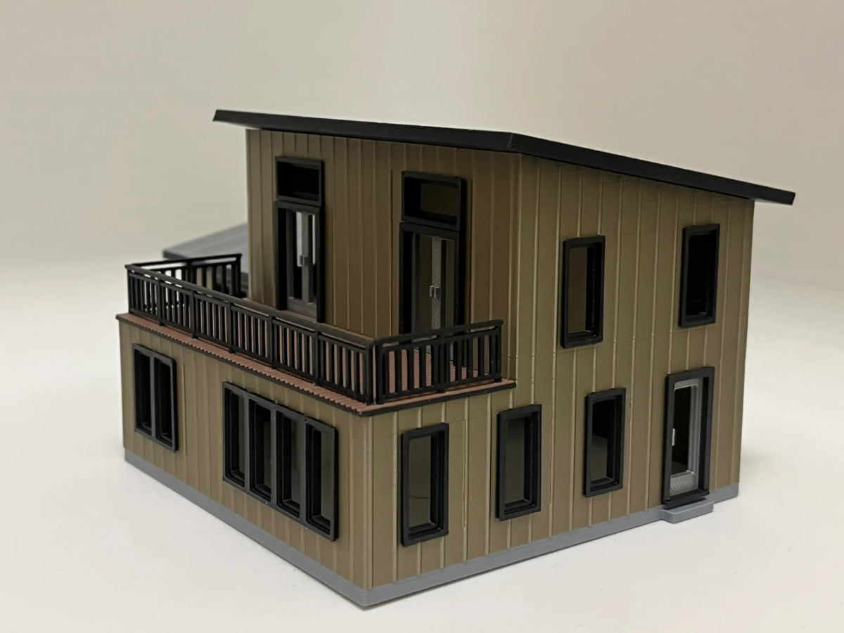 Cottage de Plage Échelles HO et N - Maquette Print