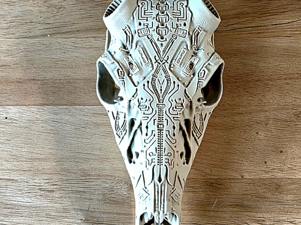 "Cyborg" BAS Support de Crâne de Cerf - Figurine Print