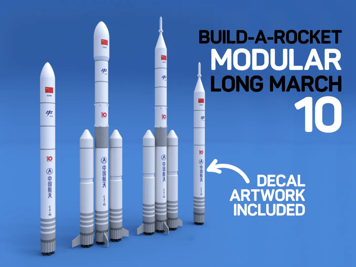 Build-a-rocket: longue marche modulaire 10 - Maquette Print