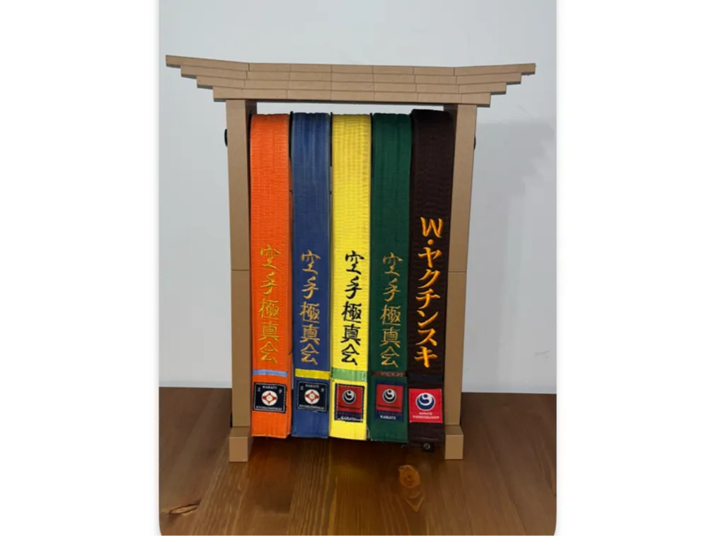 Support de ceintures karaté judo taekwondo aïkido jiu jitsu - Sport Print