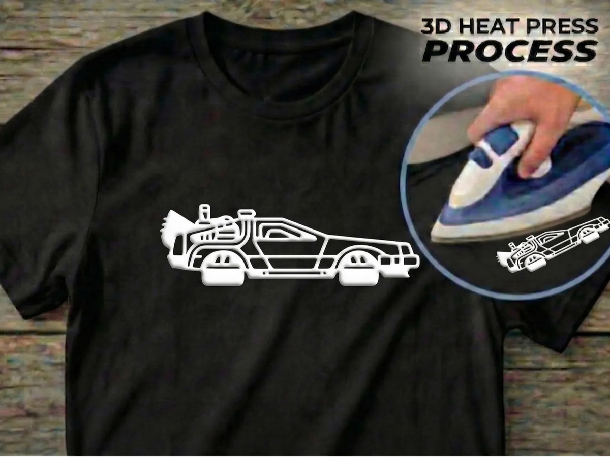 Impression T-shirt - Voiture Retour vers le futur - Geek Print