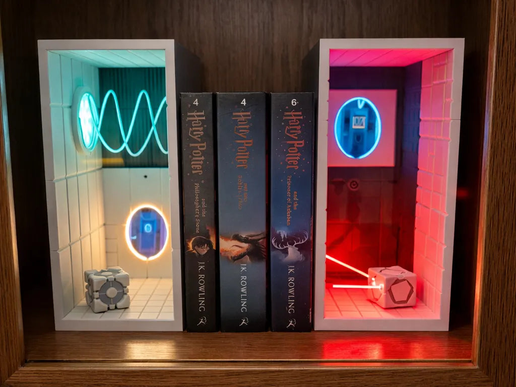 Nook de livre Portal avec portails fonctionnels - Maquette Print