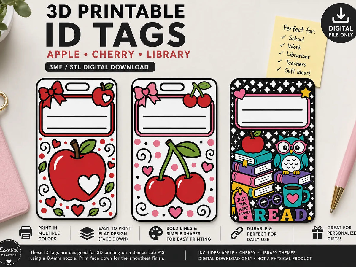 Collection de porte-badges d'identité pour enseignants - Geek Print