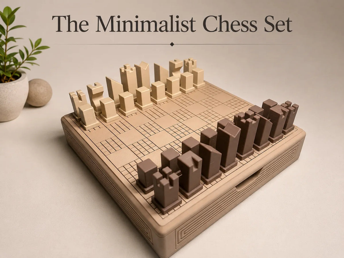 L'ensemble d'échecs minimaliste - Jeux Print