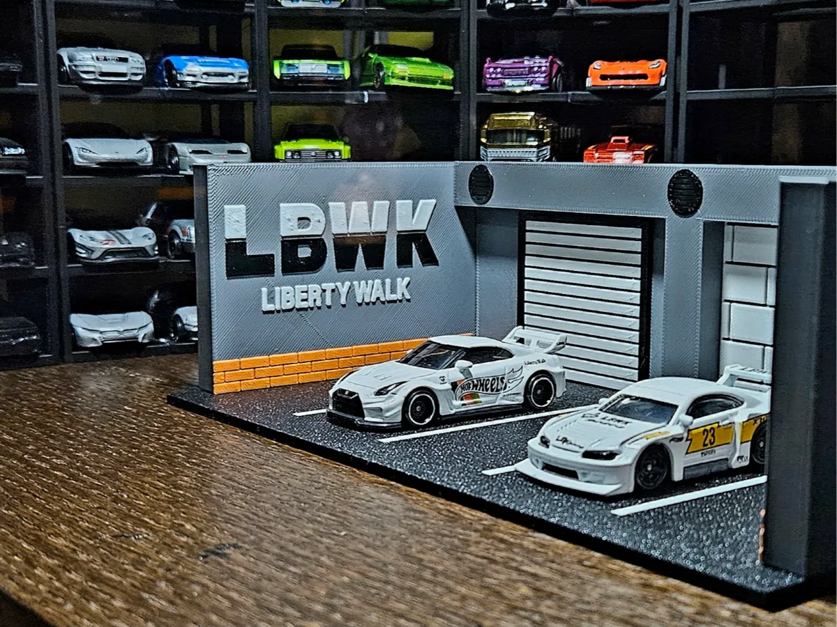 Diorama de garage - Auto Print