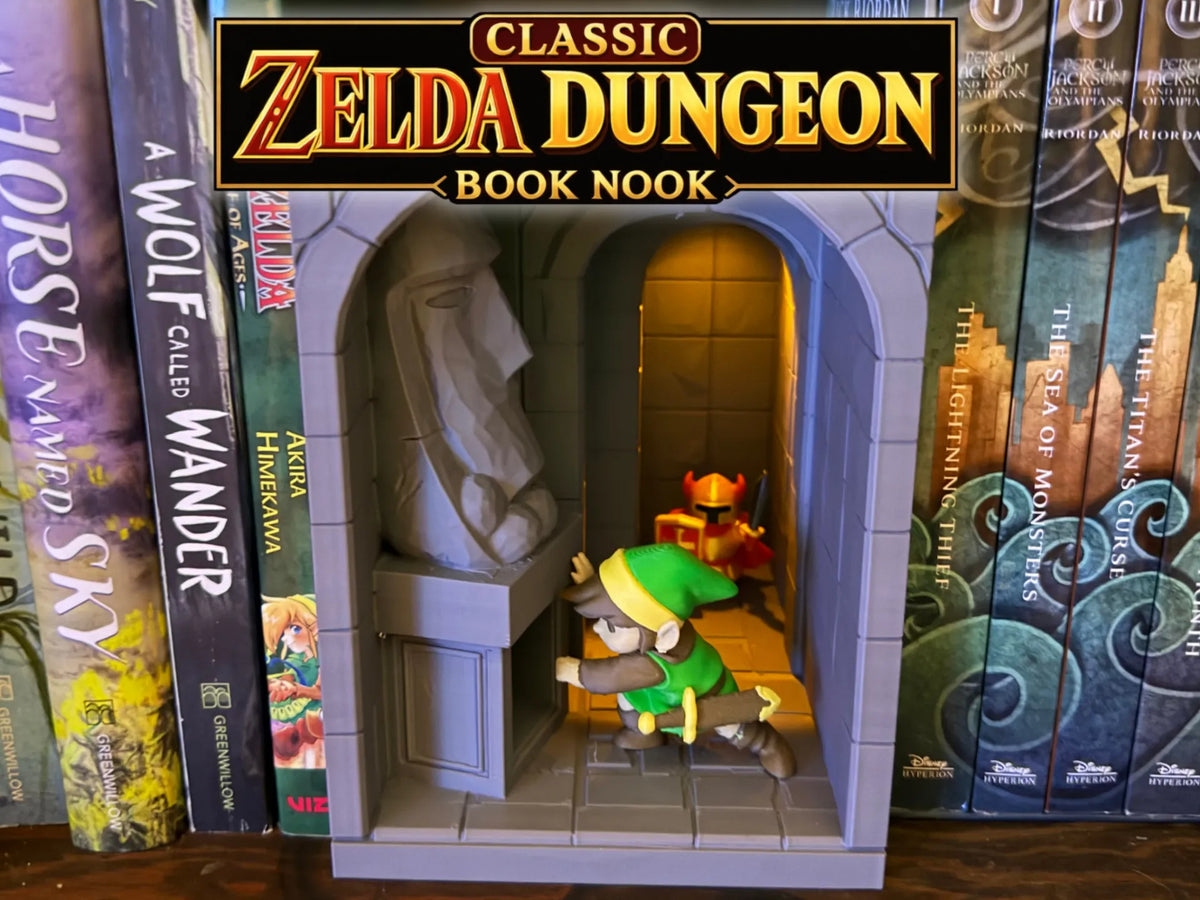 Coin de Livre Donjon Zelda Classique - Maquette Print