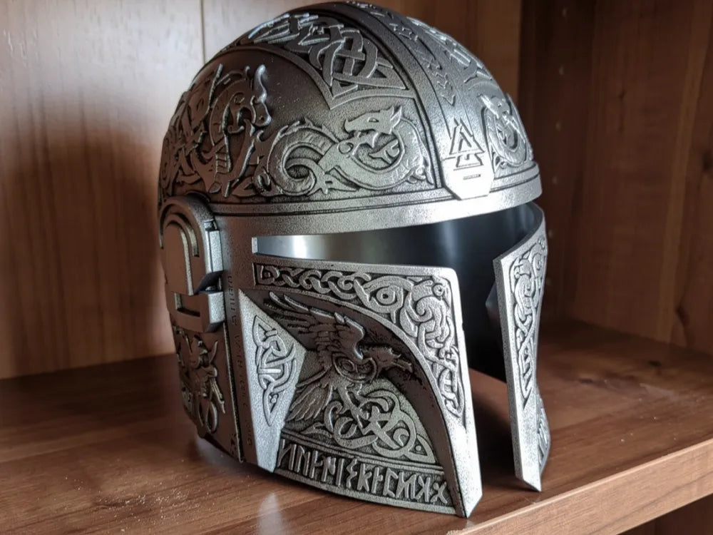 Casque Mandalorien Viking - Cosplay Print