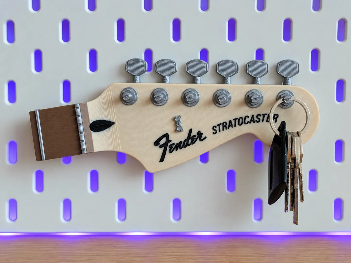 Porte-clés Fender Stratocaster – Porte-clés pour guitare - Music Print