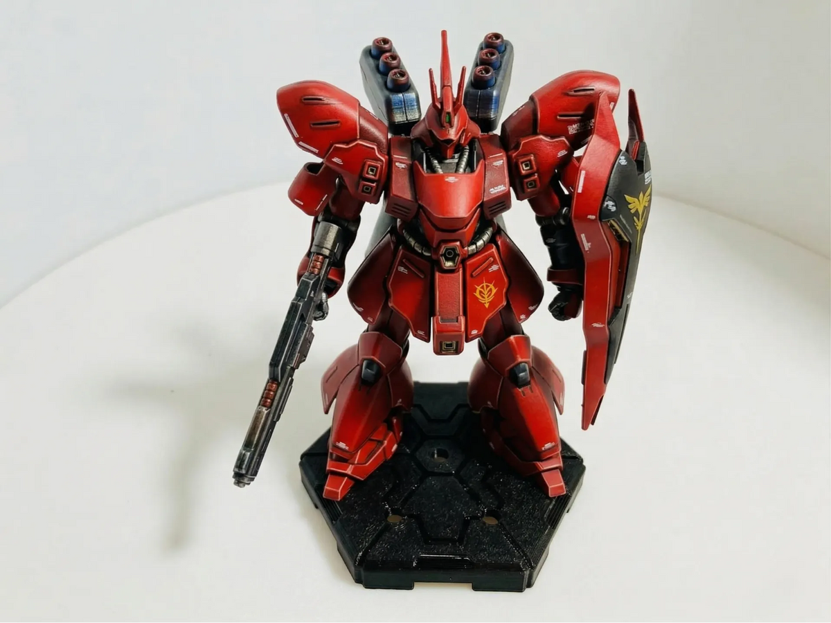 Mecha Lourd Commandant Cramoisi – Assemblage Gundam - Figurine Print