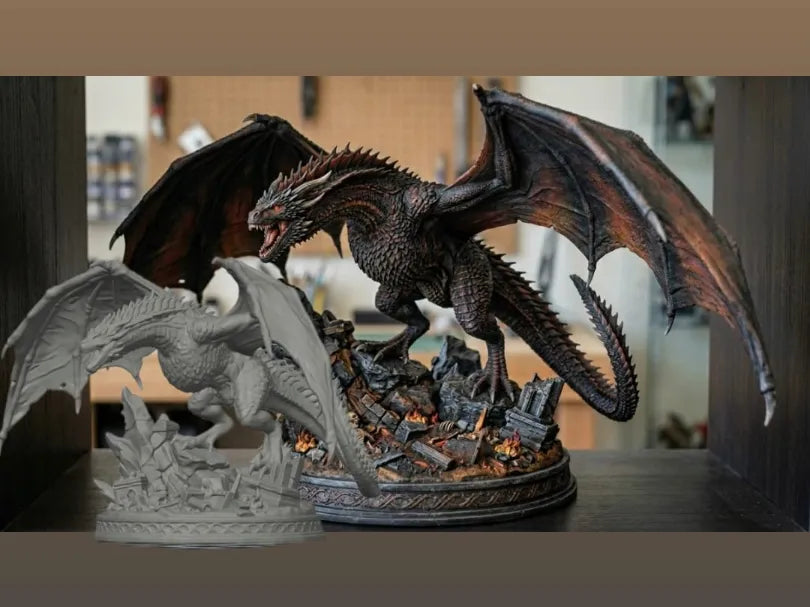 Drogon, Game of Thrones - Geek Print