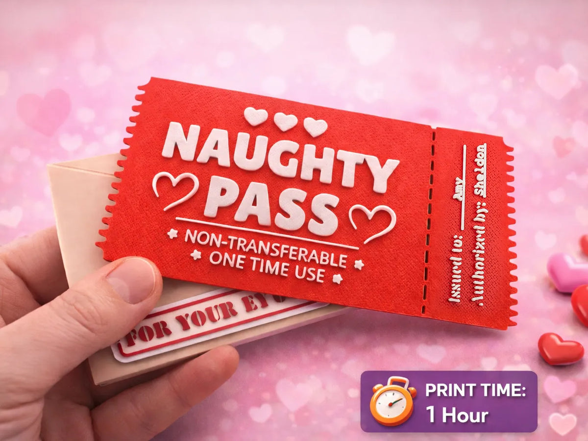 PASS Coquin avec enveloppe - Personnalisable - Fêtes Print