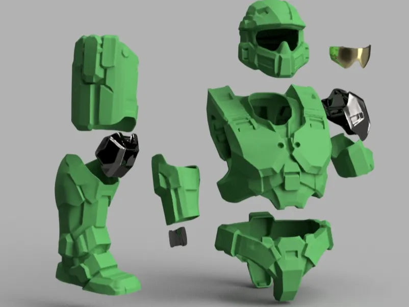 Halo Mjolnir GEN3 Combinaison d'armure portable complète Cosplay - Cosplay Print