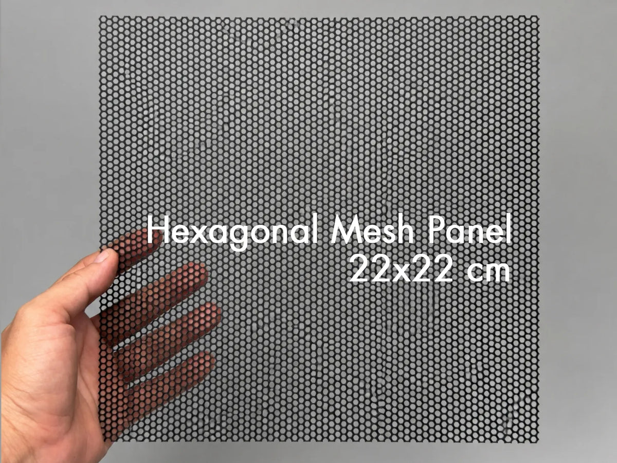 Panneau en maille hexagonale – Impression 3D facile - Art Print