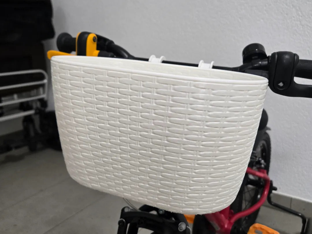 Panier de vélo texture rotin (+ version sans texture) - Vélo Print