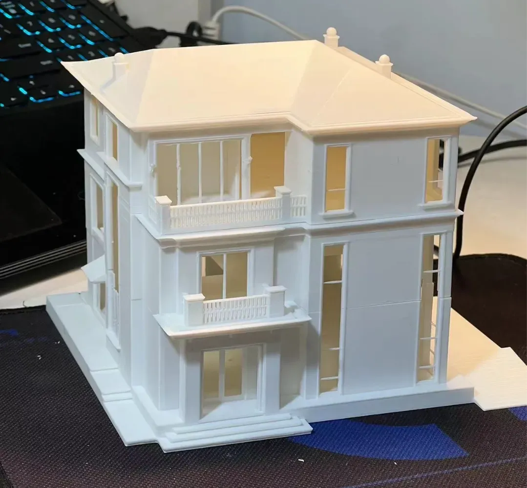 Architecture - Villa - Modèle 3 étages - Maquette Print