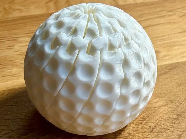 Balle de golf anti-stress torsadée - Sport Print