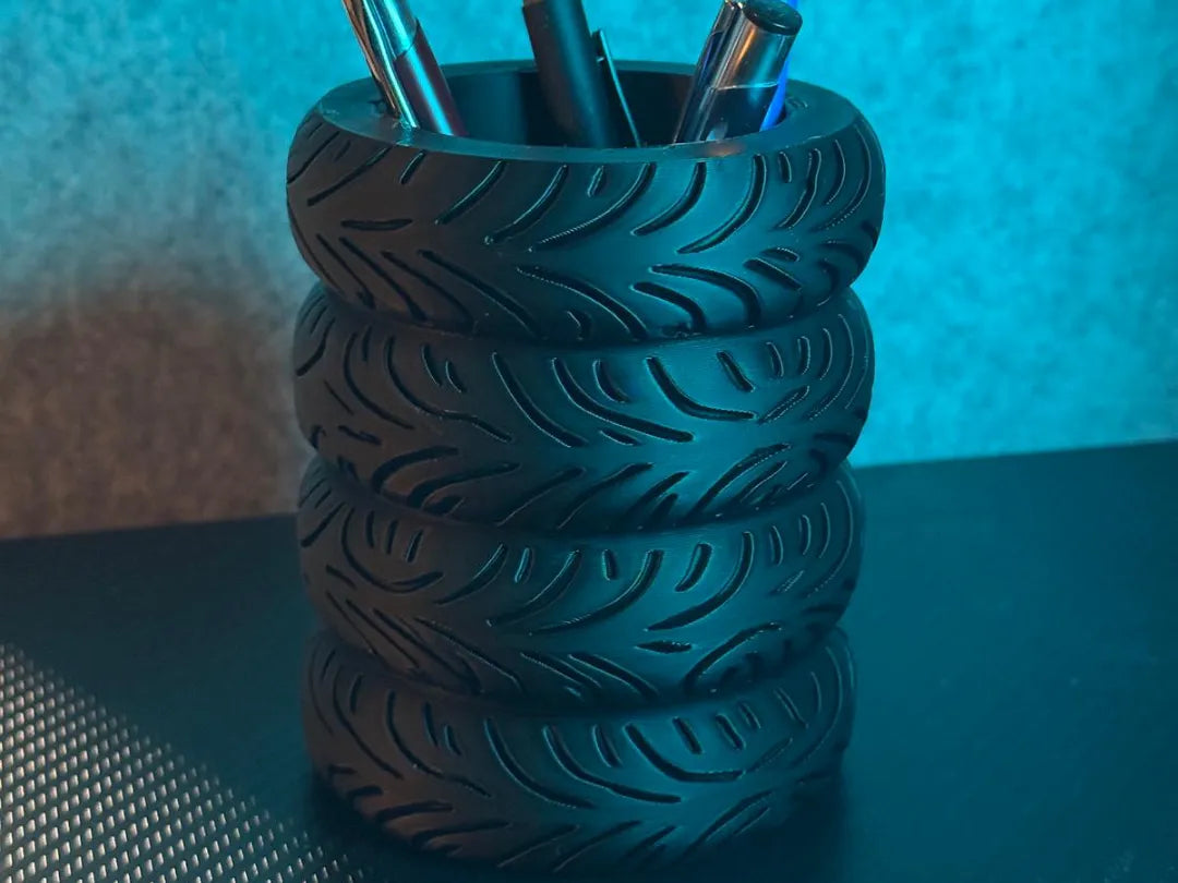Organiseur de bureau pneu de moto - Vélo Print
