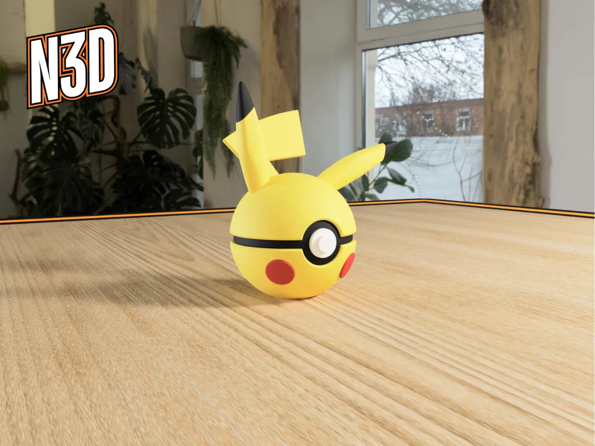 #0025 - Poké Ball Pikachu - Figurine Print