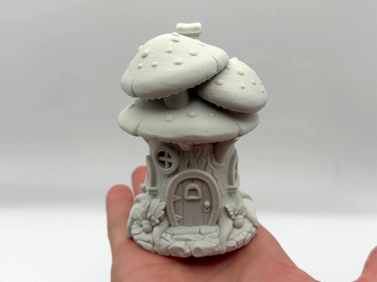 Maison de fée souche de champignon - Maquette Print