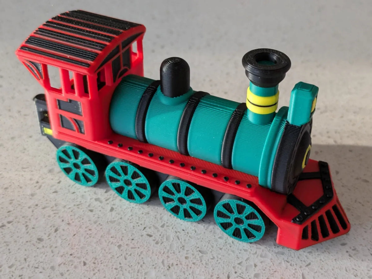 Train à vapeur jouet - Maquette Print