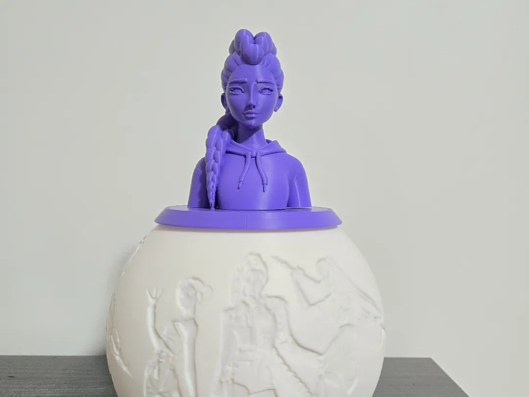 Rumi – Lampe sphérique en lithophanie (KPop Demon Hunters) - Lumière Print