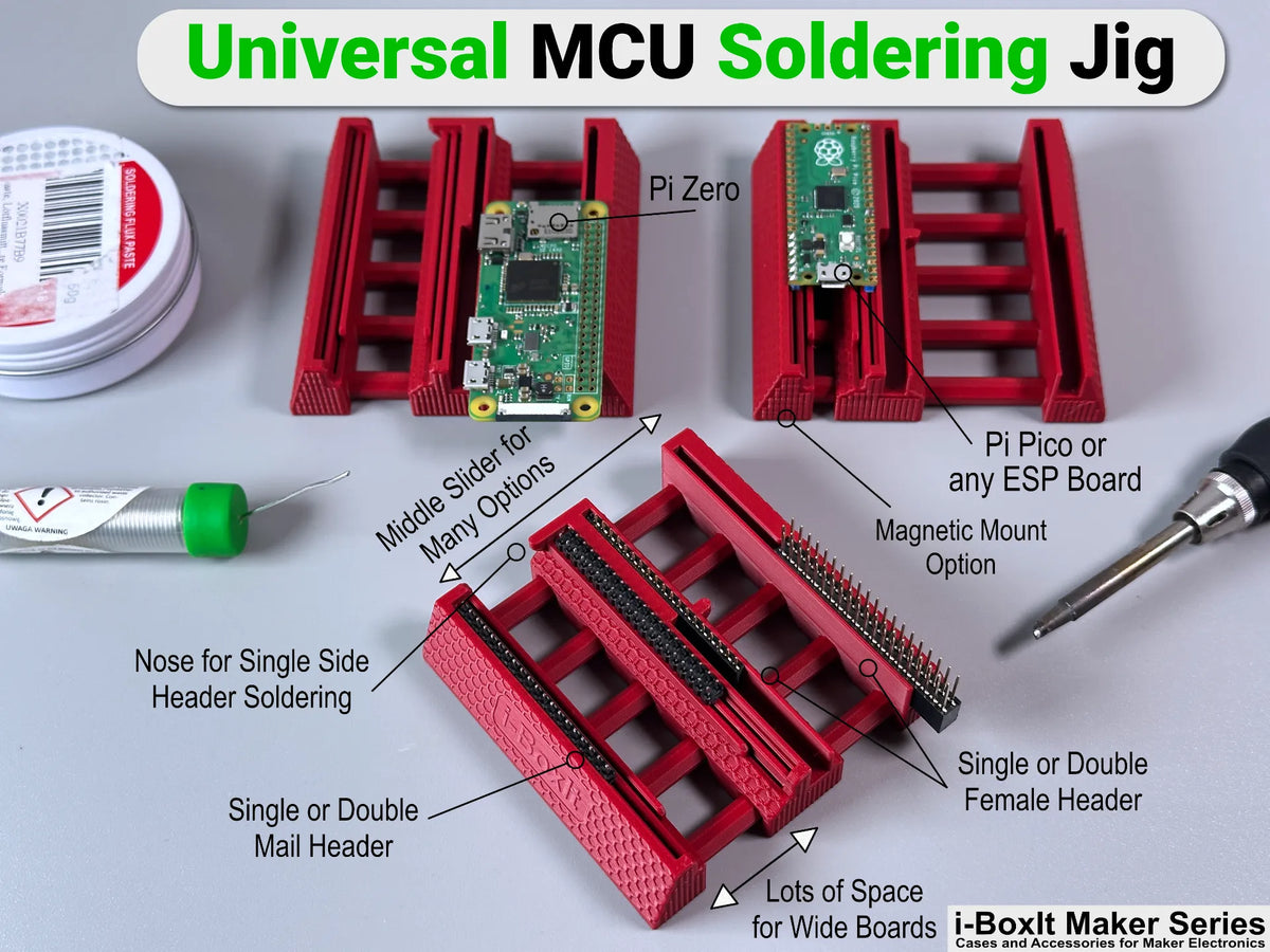 Support de soudure universel pour en-tête MCU - Tech Print