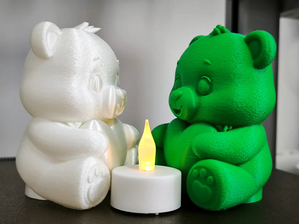 Lampe Cœur Ourson pour Bougie LED Chauffe-Plat - Bébé Print