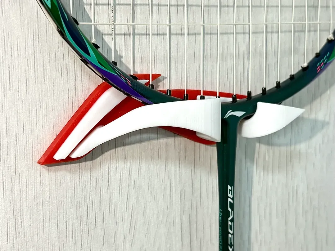 Crochet mural pour raquettes de badminton – logo Li-Ning - Sport Print