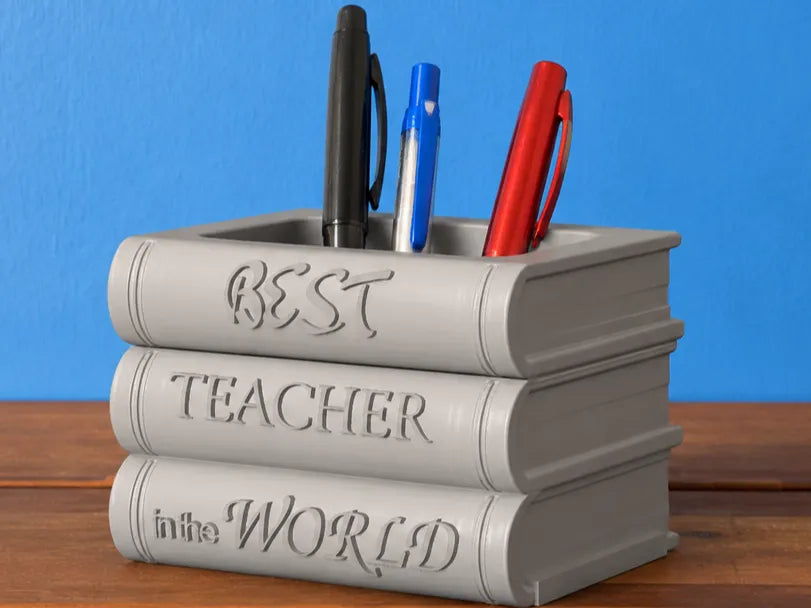 Porte-stylo Le meilleur professeur du monde cadeau d'enseignant - Cadeau Print