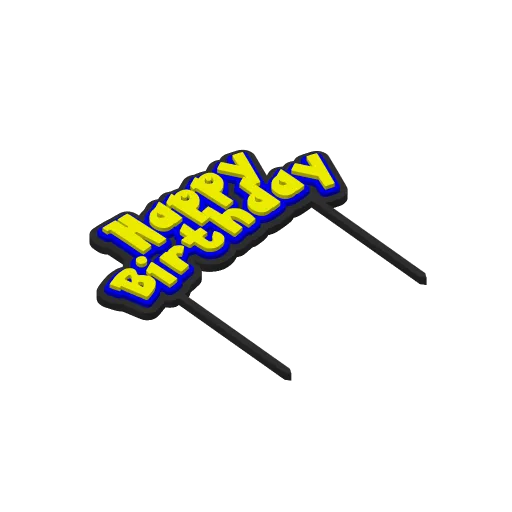 Joyeux Anniversaire Pokemon Topper - Fêtes Print (vue 4)